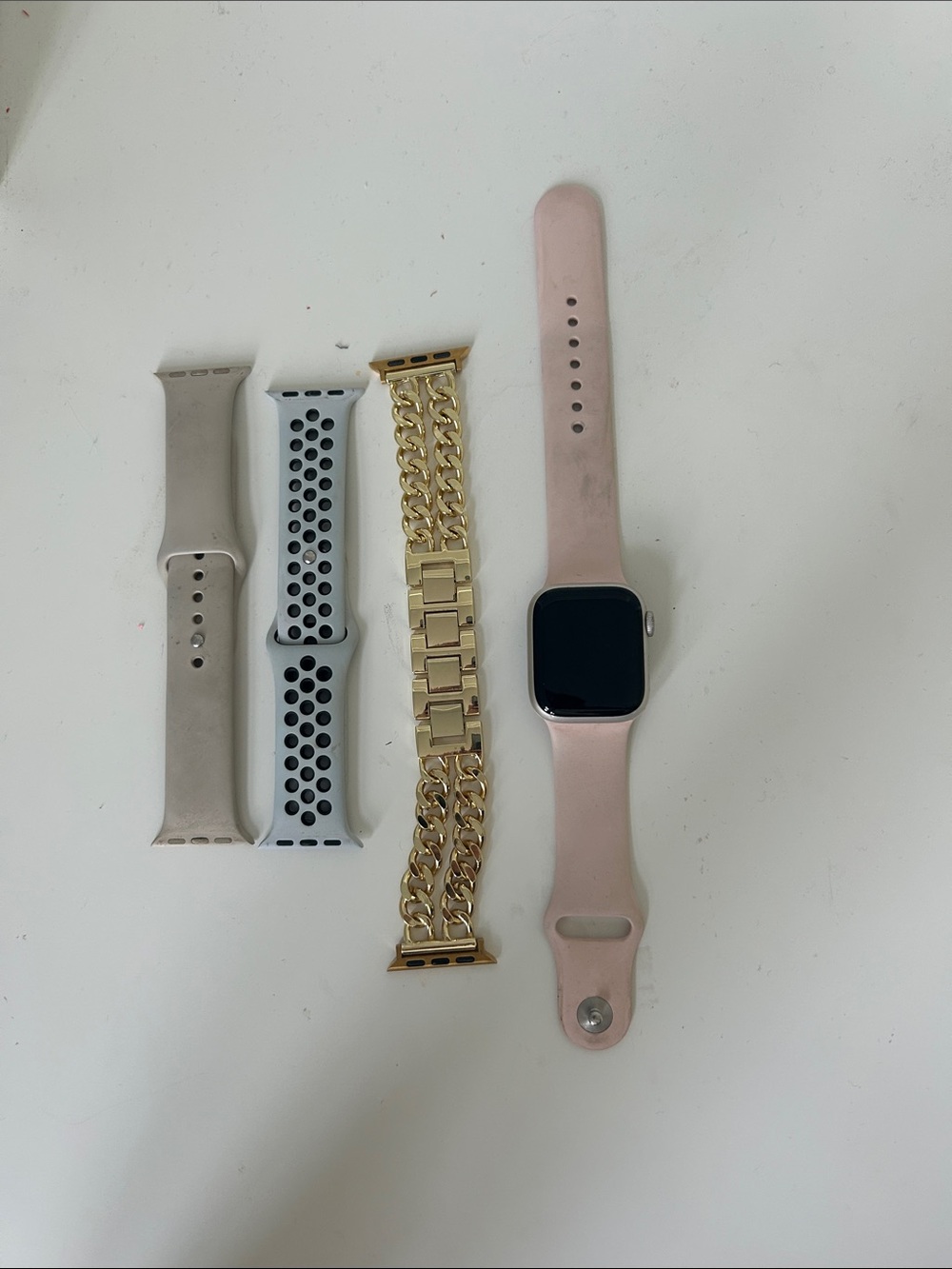 Apple Watch with Multiple Interchangeable Bands